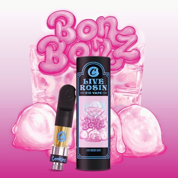 Bon Bons Live Rosin | Bon Bonz Strain Live Rosin by Cookies | Bon Bons 510 Vape | Bon Bonz Cartridge