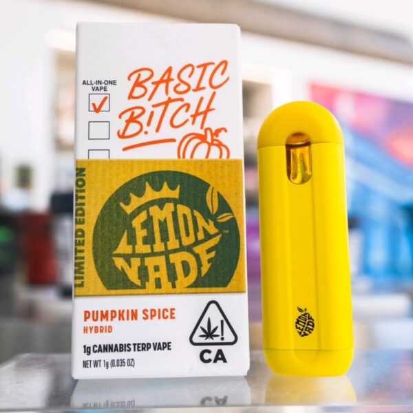 Buy Basic Bitch Pumpkin Spice Vape Cart Near Me | Basic Bitch PSL Cartridge 1g | Lemonnade Basic Bitch | Lemonnade Pumpkin Spice